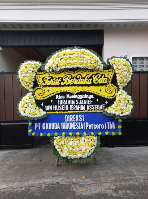 Papan Bunga Duka di Hilimegai